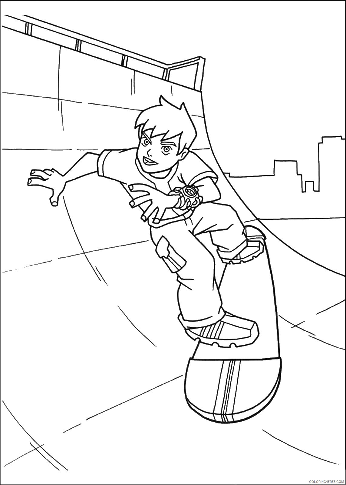 Ben 10 Coloring Pages Cartoons ben 10 33 Printable 2020 1218 Coloring4free