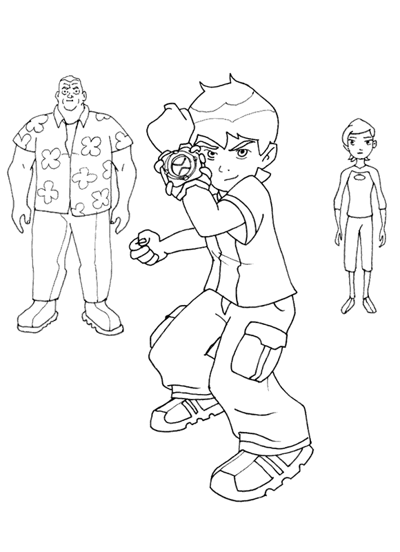 Ben 10 Coloring Pages Cartoons ben 10 6 Printable 2020 1281 Coloring4free