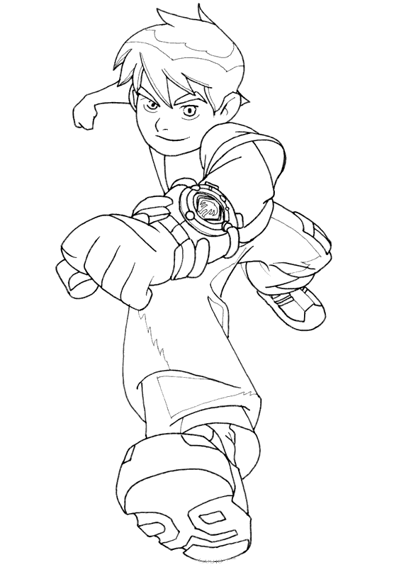 Ben 10 Coloring Pages Cartoons ben 10 7 Printable 2020 1283 Coloring4free