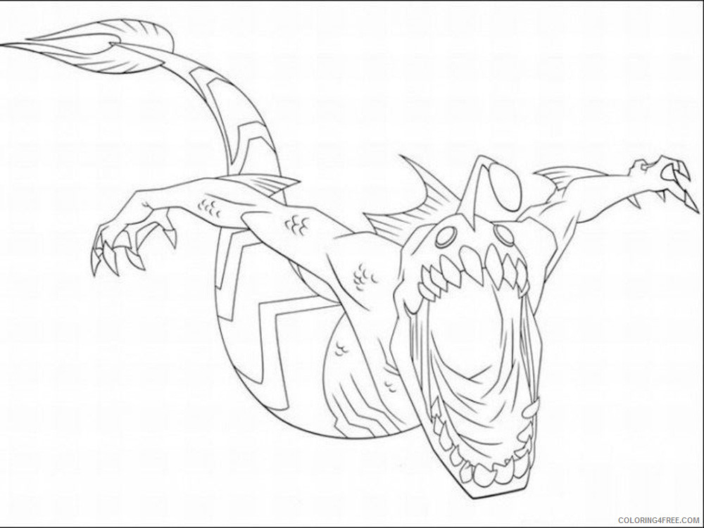 Ben 10 Coloring Pages Cartoons ben 10 ultimate alien for boys 17 Printable 2020 1308 Coloring4free