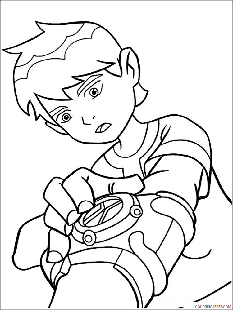 Ben 10 Coloring Pages Cartoons ben 10 ultimate alien for boys 2 Printable 2020 1309 Coloring4free