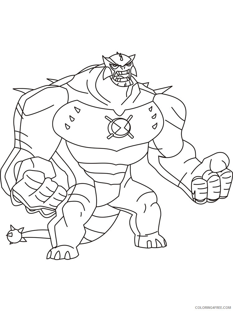 Ben 10 Coloring Pages Cartoons ben 10 ultimate alien for boys 22 Printable 2020 1310 Coloring4free