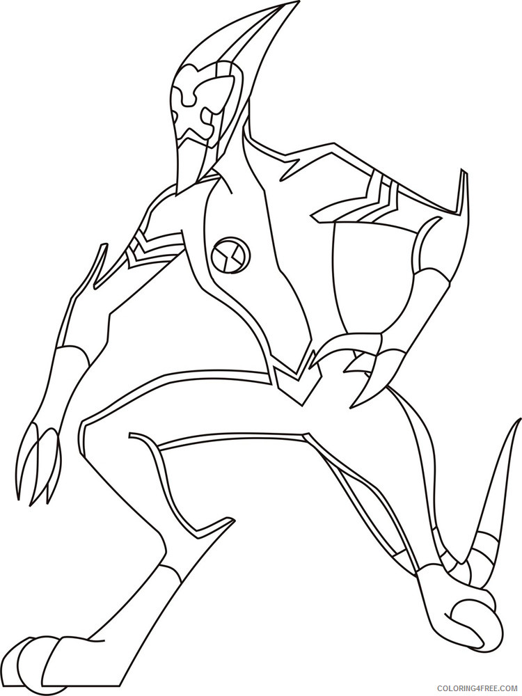 Ben 10 Coloring Pages Cartoons ben 10 ultimate alien for boys 23 Printable 2020 1311 Coloring4free