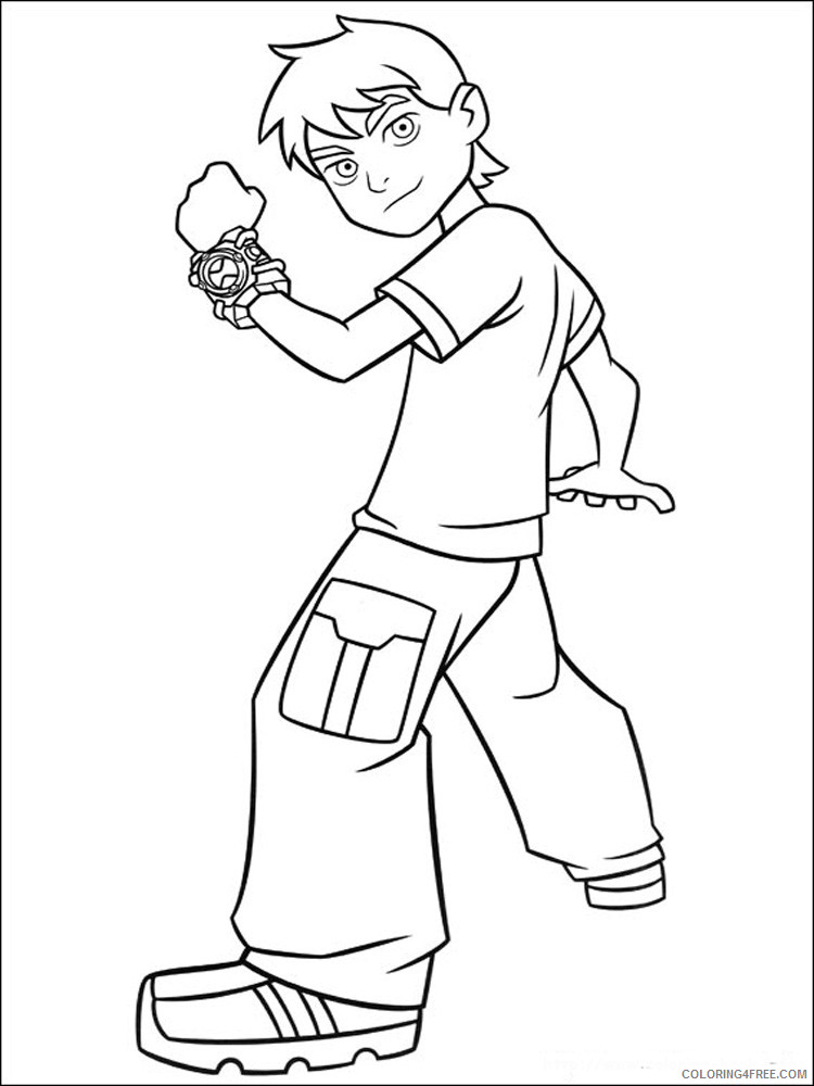 Ben 10 Coloring Pages Cartoons ben 10 ultimate alien for boys 3 Printable 2020 1315 Coloring4free