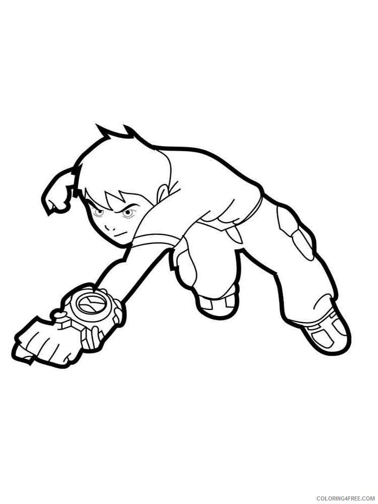Ben 10 Coloring Pages Cartoons ben10 19 Printable 2020 1274 Coloring4free