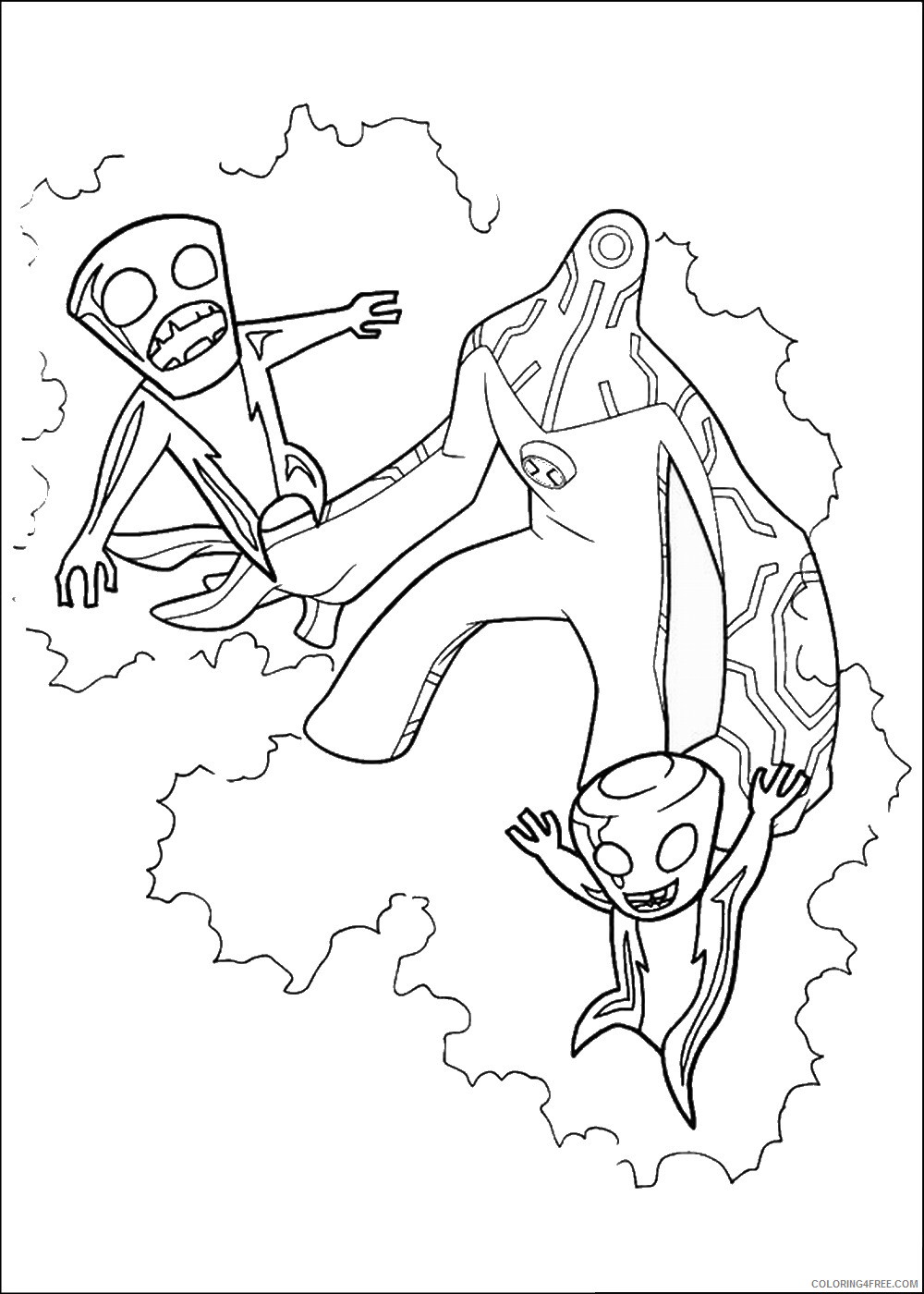 Ben 10 Coloring Pages Cartoons ben10 41 Printable 2020 1222 Coloring4free