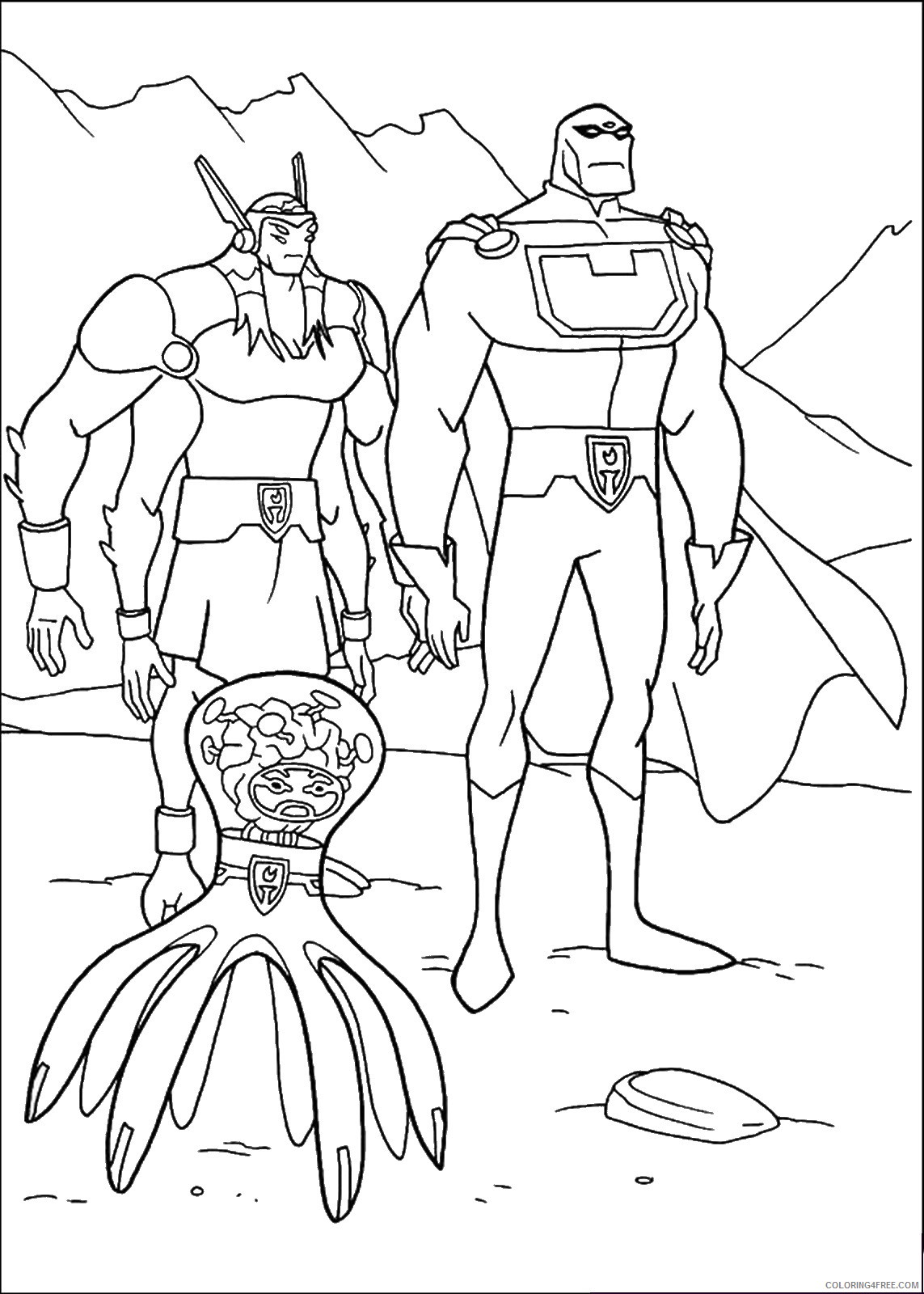 Ben 10 Coloring Pages Cartoons ben10 49 Printable 2020 1226 Coloring4free