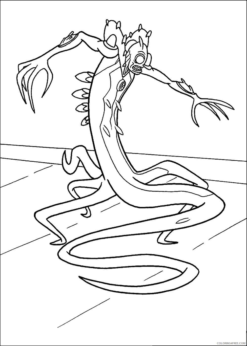 Ben 10 Coloring Pages Cartoons ben10 56 Printable 2020 1233 Coloring4free