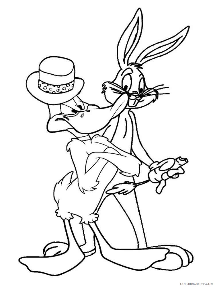 Bugs Bunny Coloring Pages Cartoons Bugs Bunny 11 Printable 2020 1405 Coloring4free