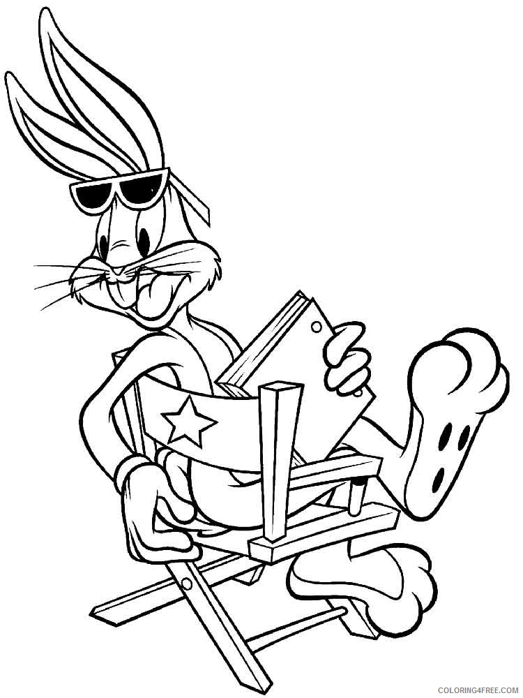 Bugs Bunny Coloring Pages Cartoons Bugs Bunny 12 Printable 2020 1406 Coloring4free