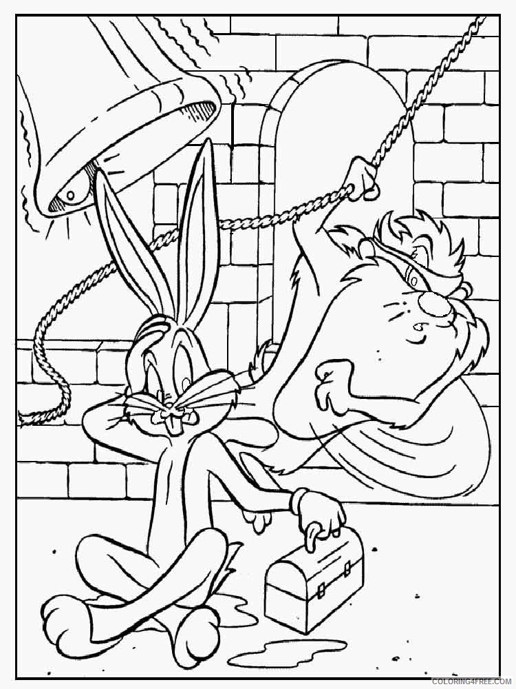 Bugs Bunny Coloring Pages Cartoons Bugs Bunny 14 Printable 2020 1407 Coloring4free