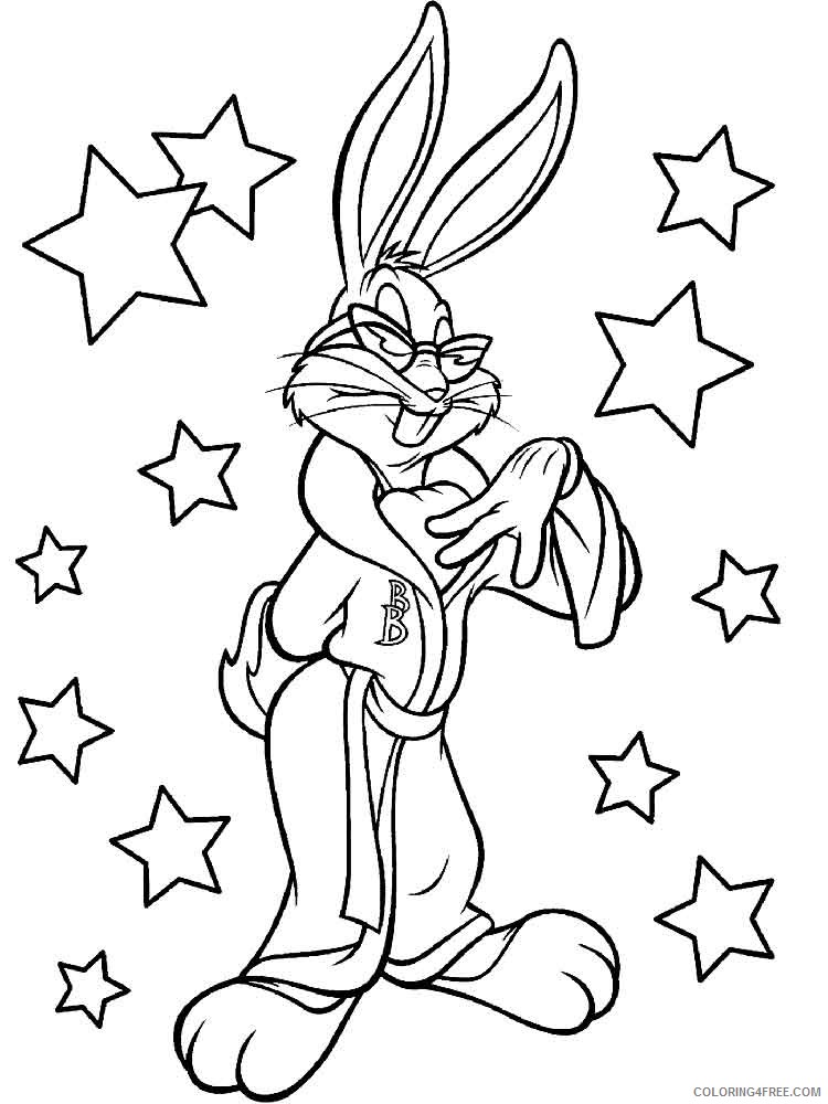 Bugs Bunny Coloring Pages Cartoons Bugs Bunny 6 Printable 2020 1414 Coloring4free