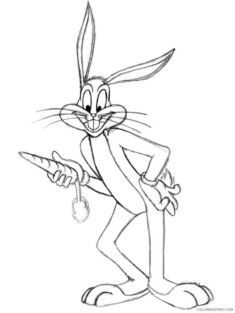 Bugs Bunny Coloring Pages Cartoons Bugs Bunny 7 Printable 2020 1415 Coloring4free