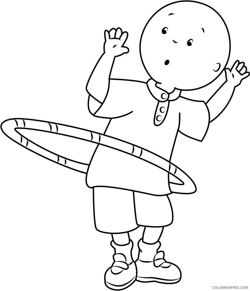 Caillou Coloring Pages Cartoons 1530756299_caillou playing with ringa4 Printable 2020 1428 Coloring4free