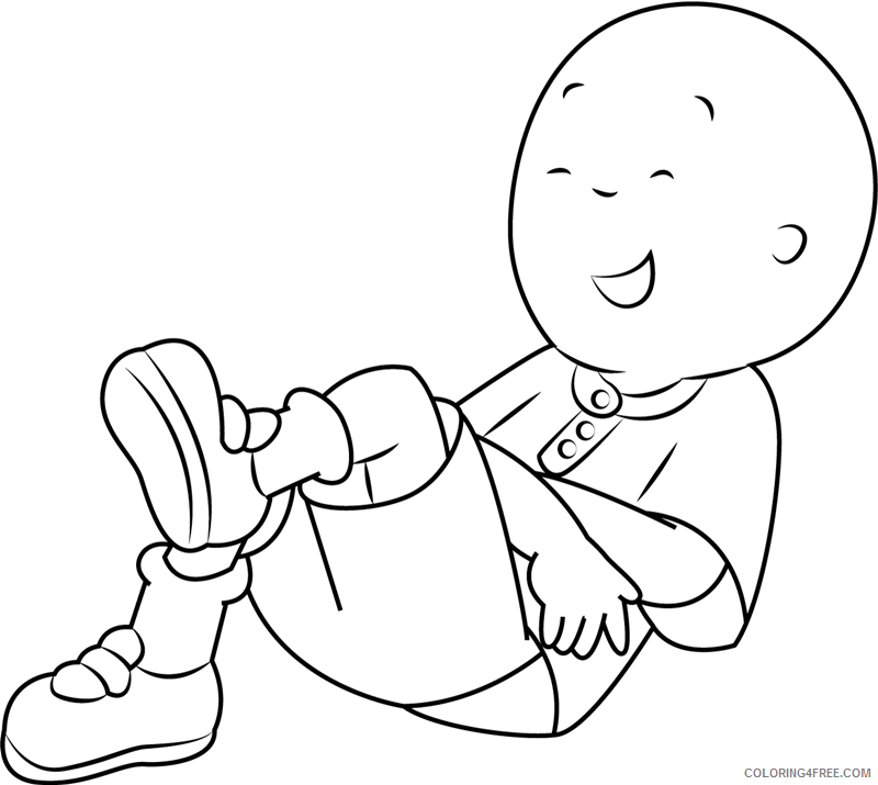 Caillou Coloring Pages Cartoons 1530757275_caillou relaxinga4 Printable 2020 1433 Coloring4free