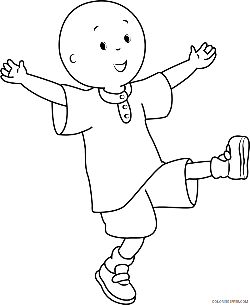 Caillou Coloring Pages Cartoons 1530757523_caillou having funa4 Printable 2020 1434 Coloring4free