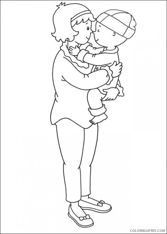 Caillou Coloring Pages Cartoons Baby Caillou Printable 2020 1449 Coloring4free