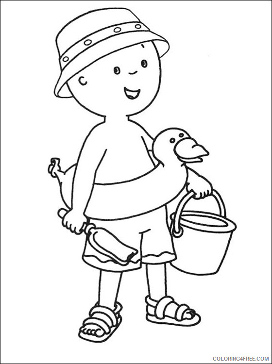 Caillou Coloring Pages Cartoons Caillou 2 Printable 2020 1489 Coloring4free