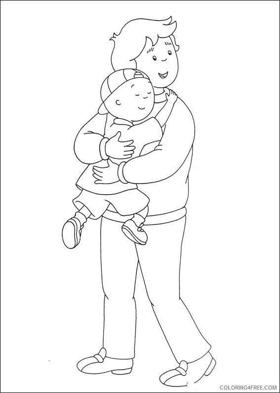 Caillou Coloring Pages Cartoons Caillou For Kids 2 Printable 2020 1479 Coloring4free