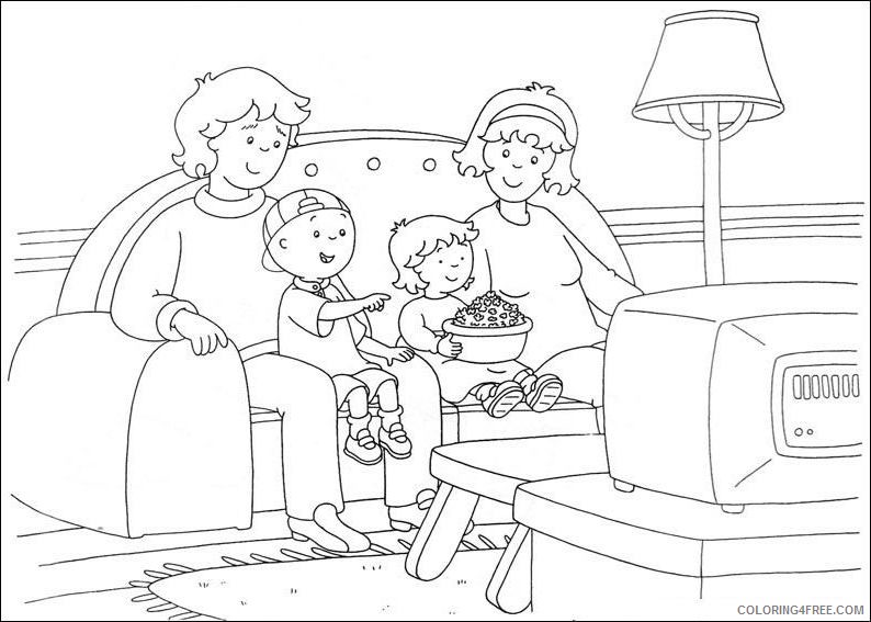 Caillou Coloring Pages Cartoons Caillou Free Download Printable 2020 1482 Coloring4free