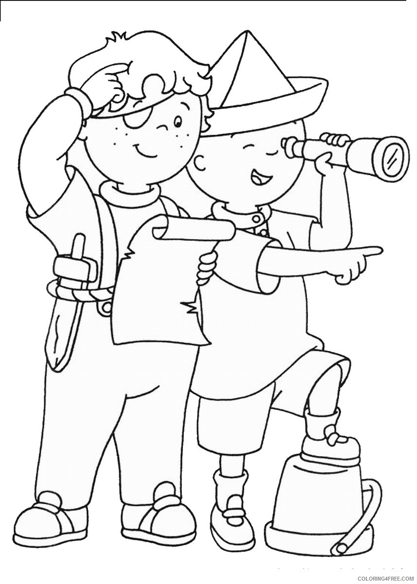 Caillou Coloring Pages Cartoons Caillou Free Printable 2020 1458 Coloring4free