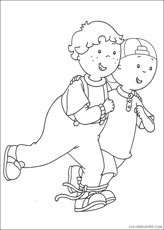 Caillou Coloring Pages Cartoons Caillou Printable 2020 1508 Coloring4free