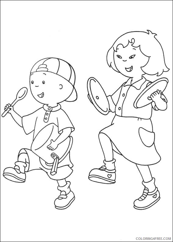 Caillou Coloring Pages Cartoons Caillou Sheets Printable 2020 1496 Coloring4free