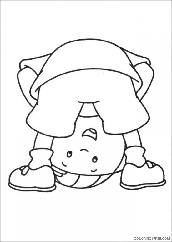 Caillou Coloring Pages Cartoons Free Caillou 2 Printable 2020 1523 Coloring4free