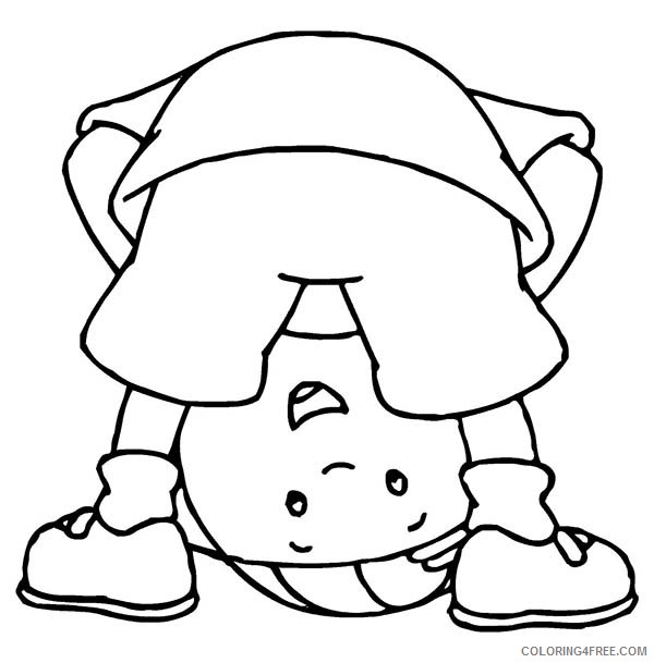 Caillou Coloring Pages Cartoons How to Draw Caillou Printable 2020 1527 Coloring4free