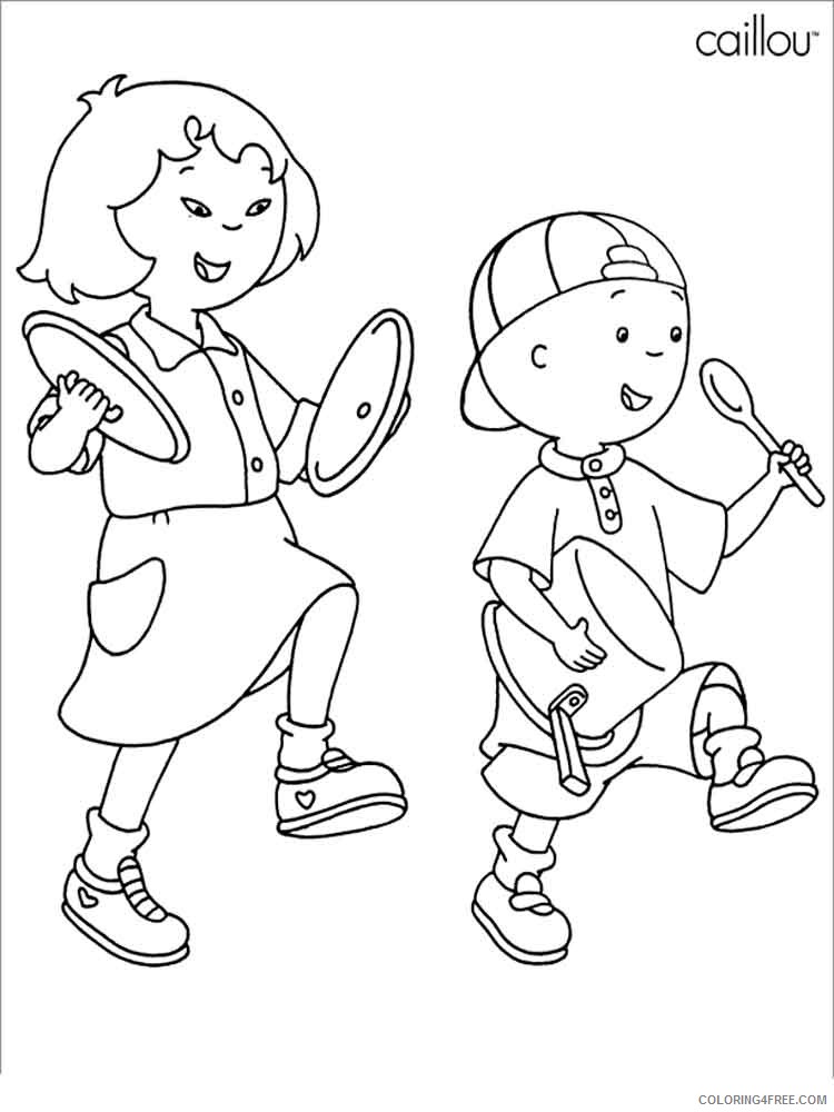 Caillou Coloring Pages Cartoons caillou 11 Printable 2020 1468 Coloring4free