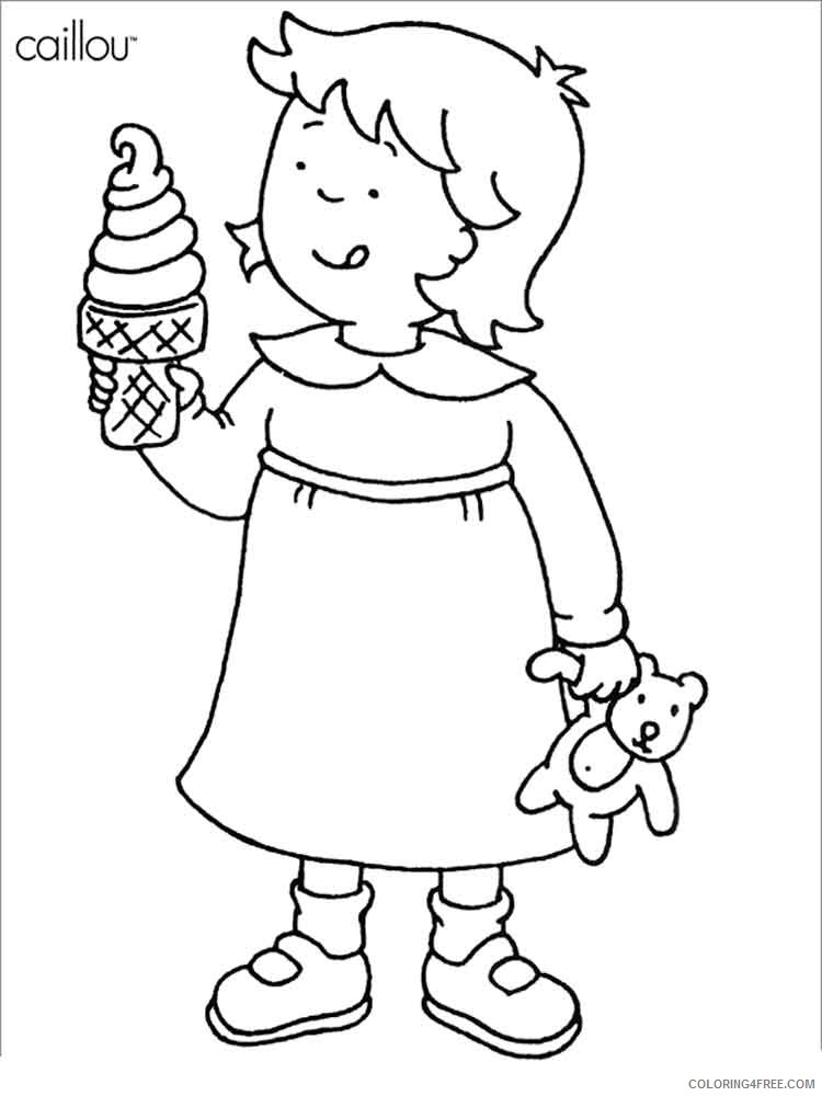 Caillou Coloring Pages Cartoons caillou 20 Printable 2020 1473 Coloring4free