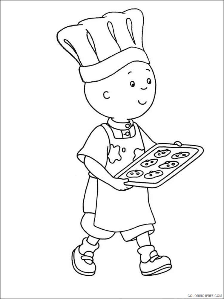 Caillou Coloring Pages Cartoons caillou 6 Printable 2020 1476 Coloring4free