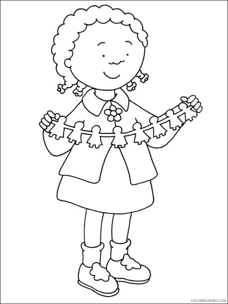 Caillou Coloring Pages Cartoons caillou 9 Printable 2020 1478 Coloring4free