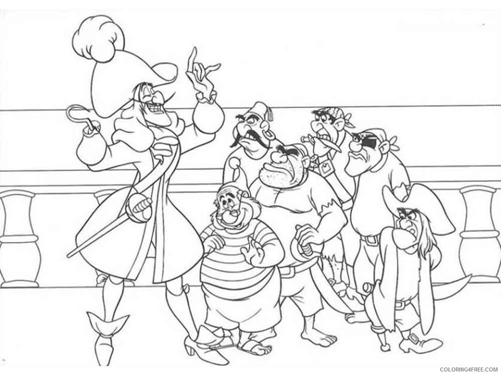 Captain Hook Coloring Pages Cartoons captain hook 11 Printable 2020 1533 Coloring4free
