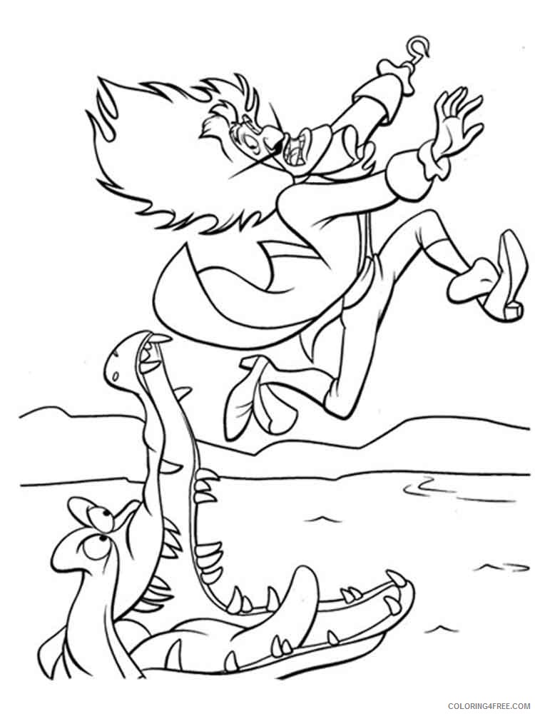 Captain Hook Coloring Pages Cartoons captain hook 16 Printable 2020 1536 Coloring4free