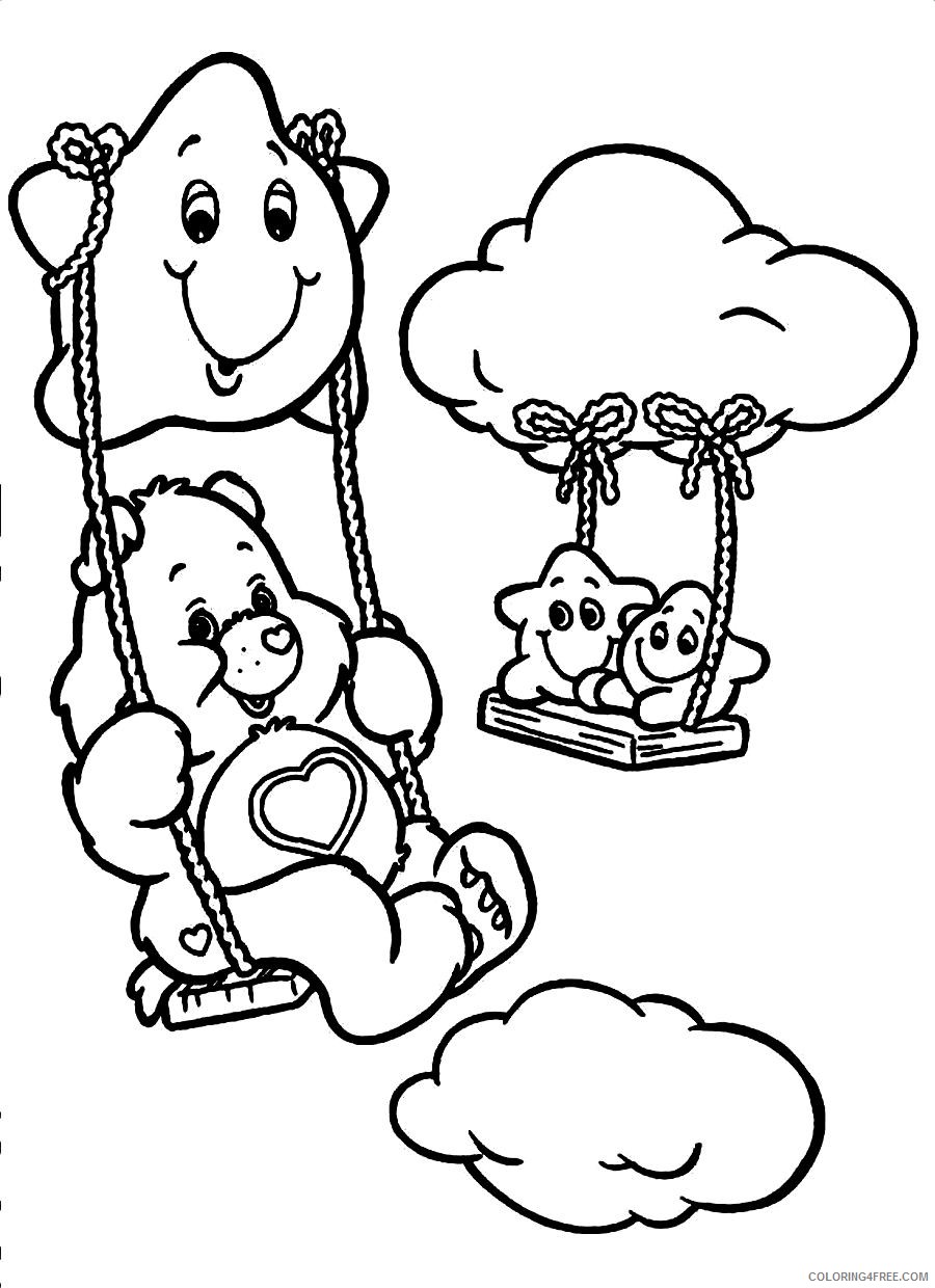 Care Bears Coloring Pages Cartoons Care Bear to Print Printable 2020 1578 Coloring4free
