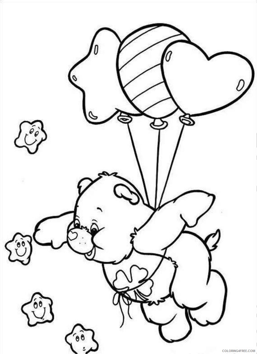 Care Bears Coloring Pages Cartoons Free Care Bear Printable 2020 1607 Coloring4free