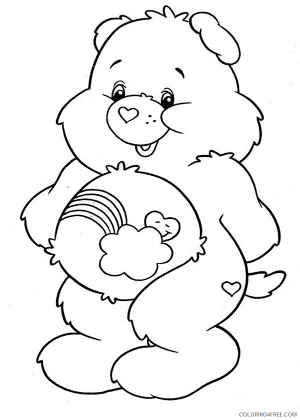 Care Bears Coloring Pages Cartoons How to Draw Care Bear Printable 2020 1610 Coloring4free