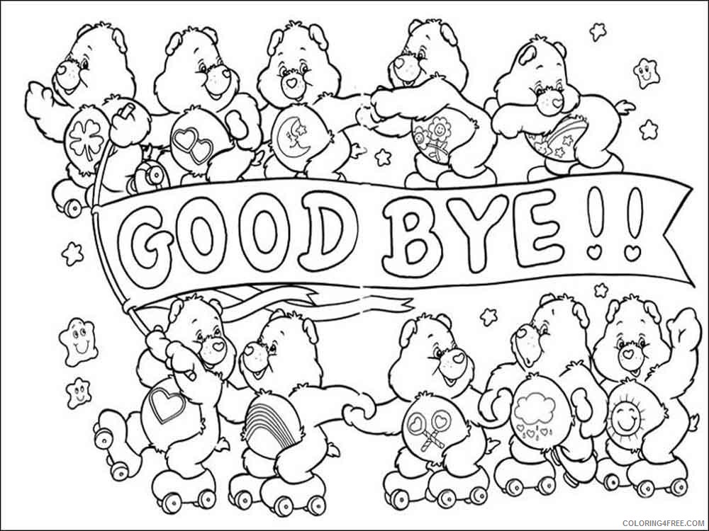 Care Bears Coloring Pages Cartoons care bears 11 Printable 2020 1590 Coloring4free