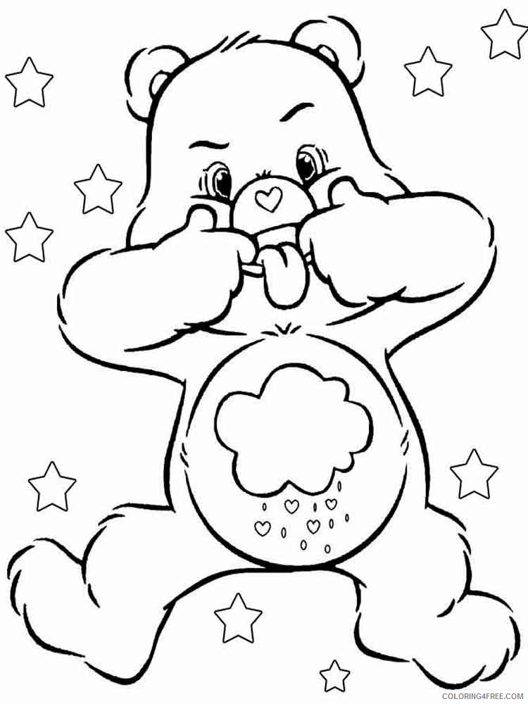 Care Bears Coloring Pages Cartoons care bears 17 Printable 2020 1593 Coloring4free
