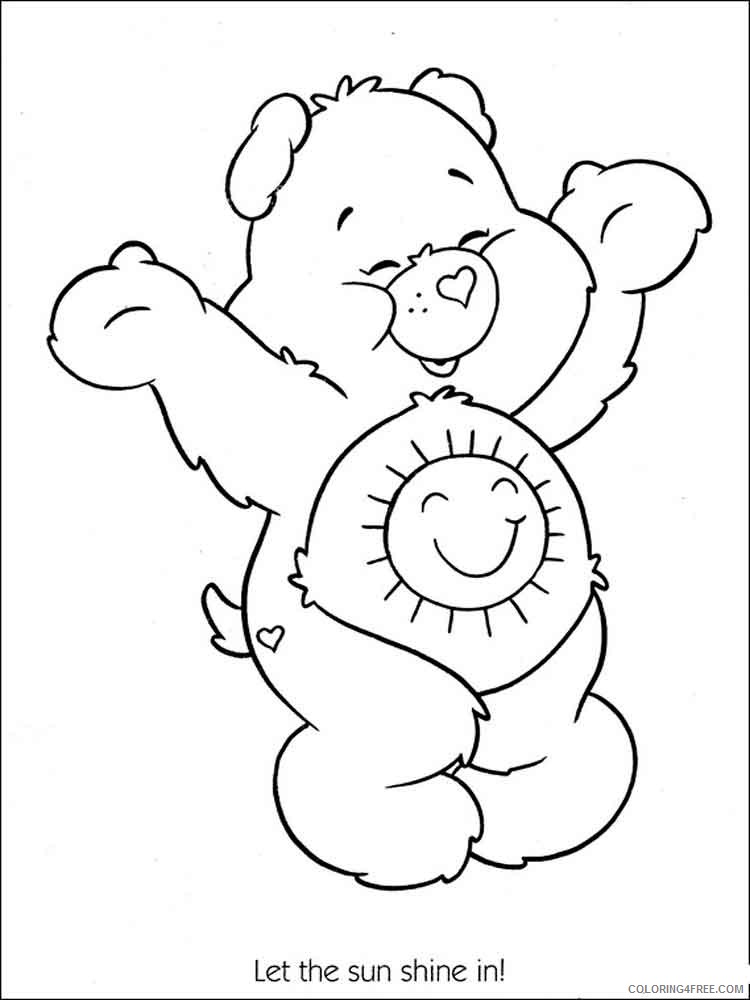 Care Bears Coloring Pages Cartoons care bears 20 Printable 2020 1594 Coloring4free