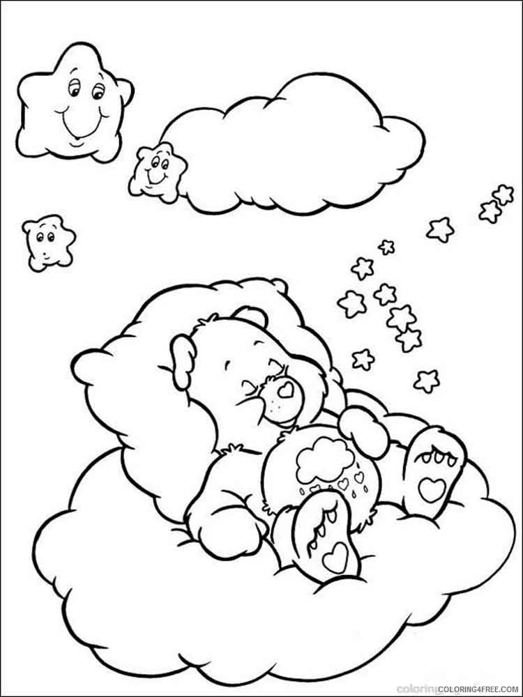 Care Bears Coloring Pages Cartoons care bears 5 Printable 2020 1595 Coloring4free