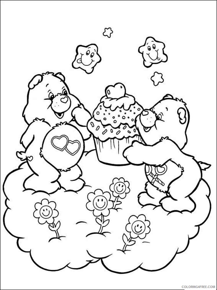 Care Bears Coloring Pages Cartoons care bears 6 Printable 2020 1596 Coloring4free