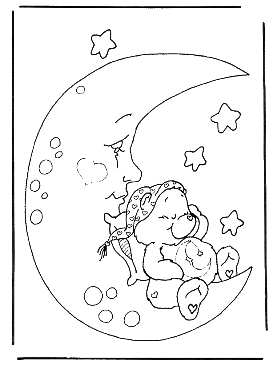 Care Bears Coloring Pages Cartoons care_bears_cl_07 Printable 2020 1547 Coloring4free