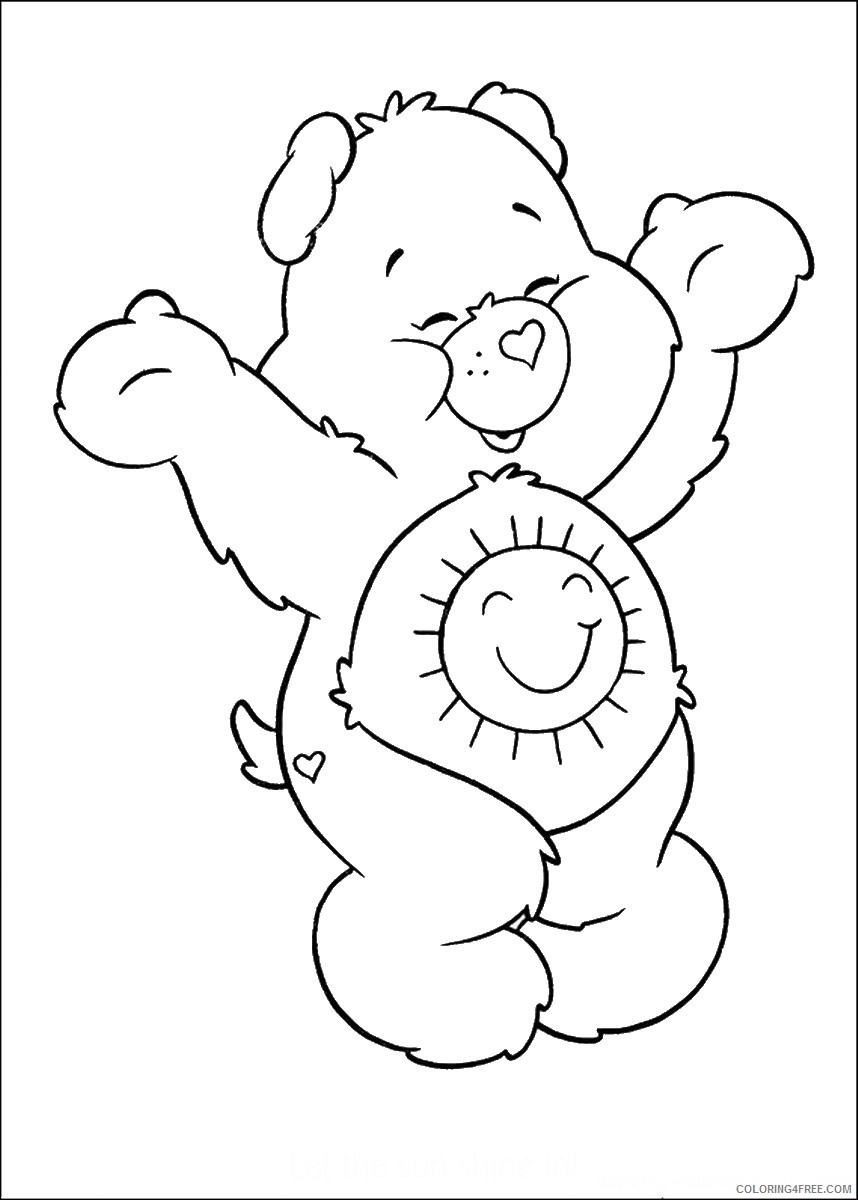 Care Bears Coloring Pages Cartoons care_bears_cl_10 Printable 2020 1550 Coloring4free