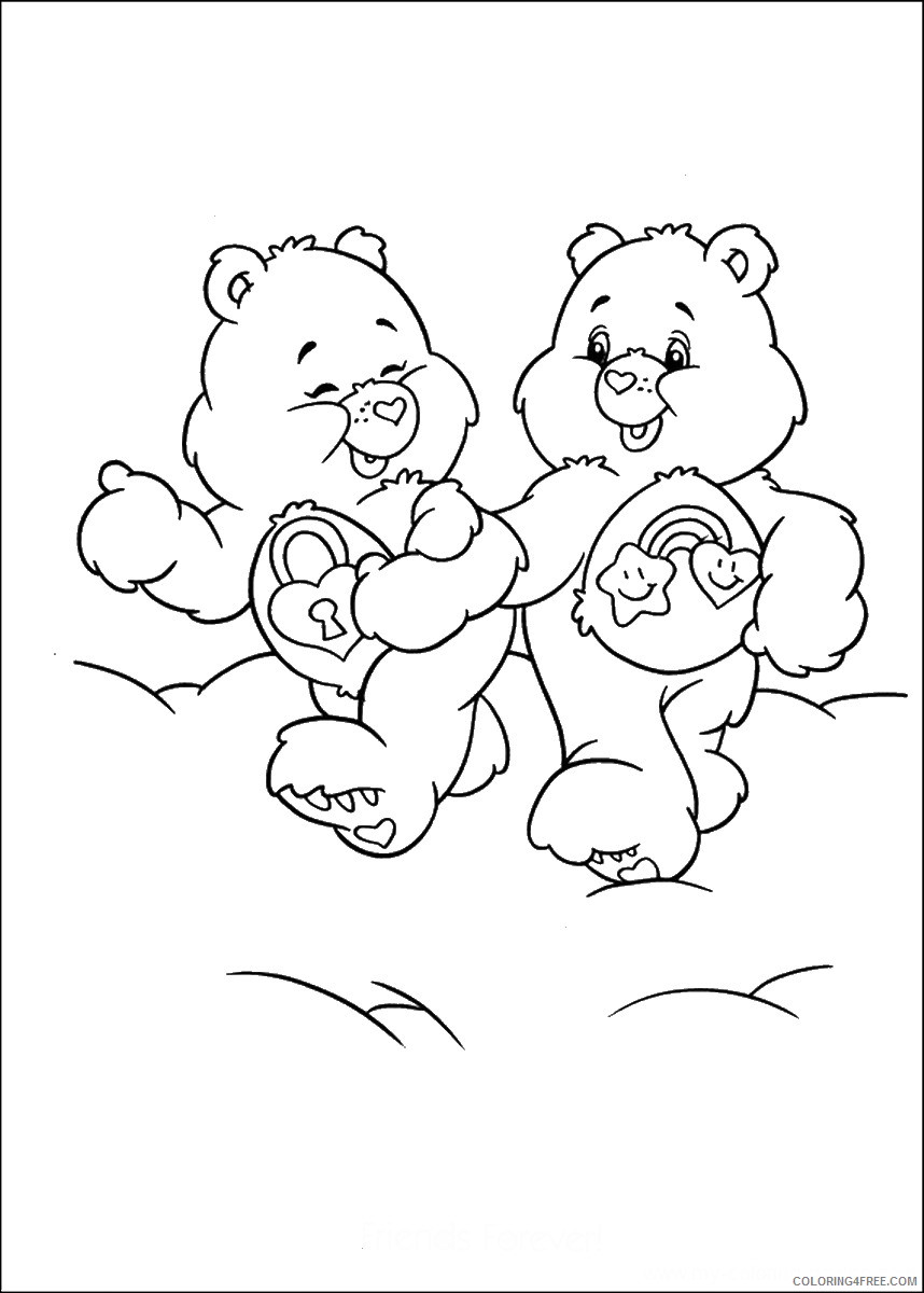 Care Bears Coloring Pages Cartoons care_bears_cl_12 Printable 2020 1552 Coloring4free
