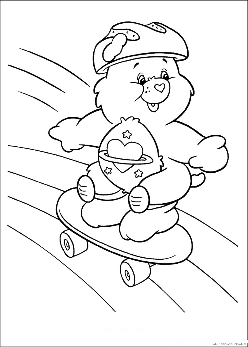 Care Bears Coloring Pages Cartoons care_bears_cl_13 Printable 2020 1553 Coloring4free