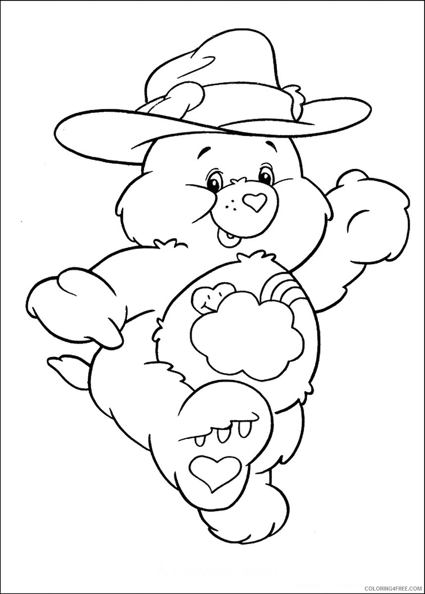 Care Bears Coloring Pages Cartoons care_bears_cl_14 Printable 2020 1554 Coloring4free