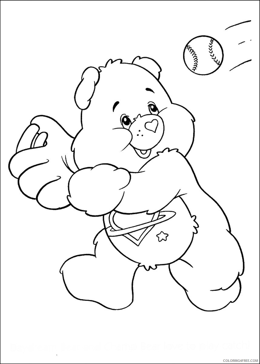 Care Bears Coloring Pages Cartoons care_bears_cl_36 Printable 2020 1571 Coloring4free
