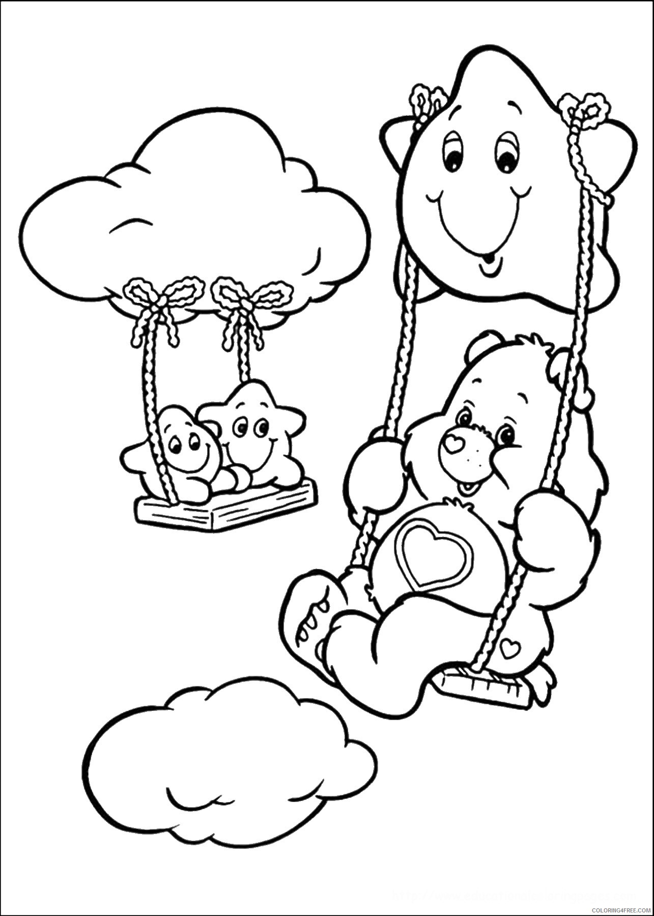 Care Bears Coloring Pages Cartoons care_bears_cl_39 Printable 2020 1573 Coloring4free